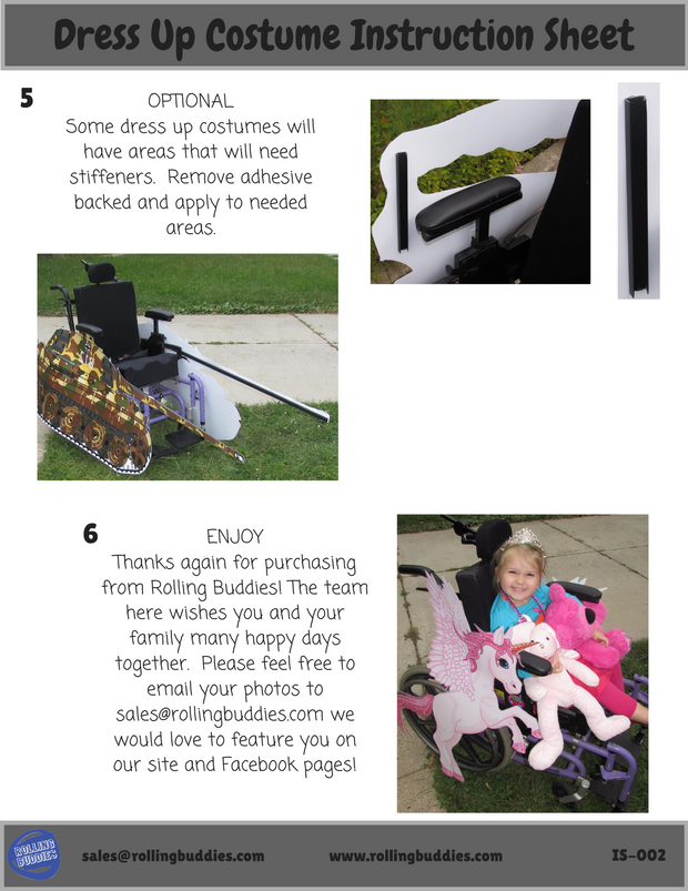 Princess Horse and Buggy Wheelchair Costume Child's