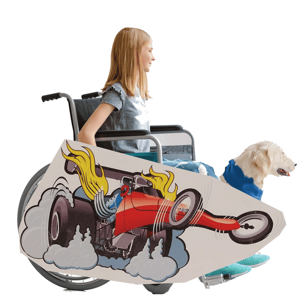 Dragster Wheelchair Costume Child's