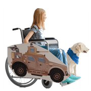 Military Transport Truck Wheelchair Costume Child's