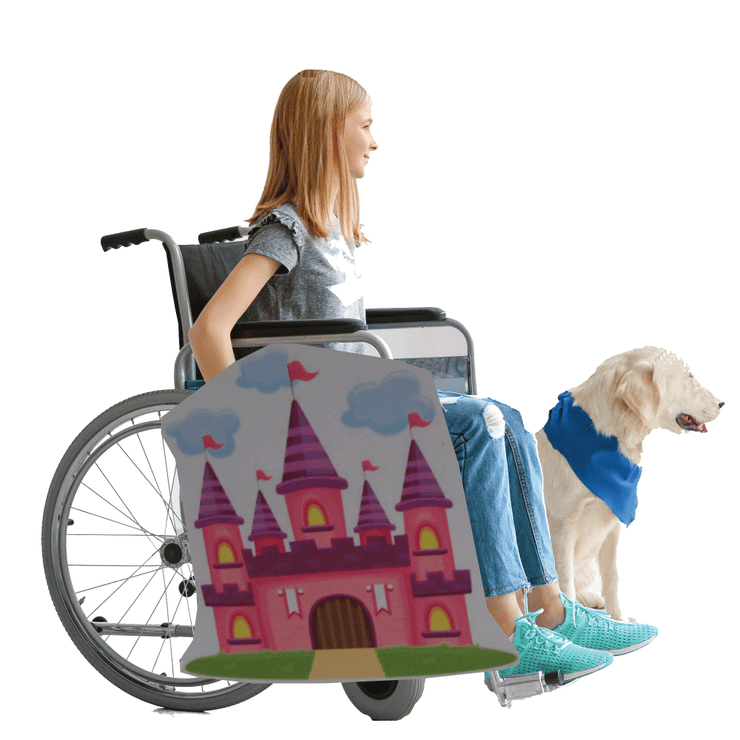 Pink Castle Wheelchair Costume Child's