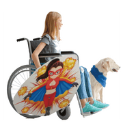 Super Lady Wheelchair Costume Child's