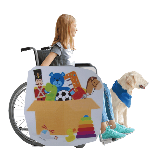 Box Of Toys Wheelchair Costume Child's