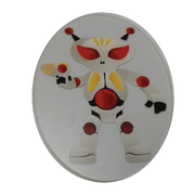 White Robot Wheelchair Decoration