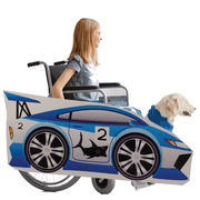 Blue Race Car Wheelchair Costume Child's