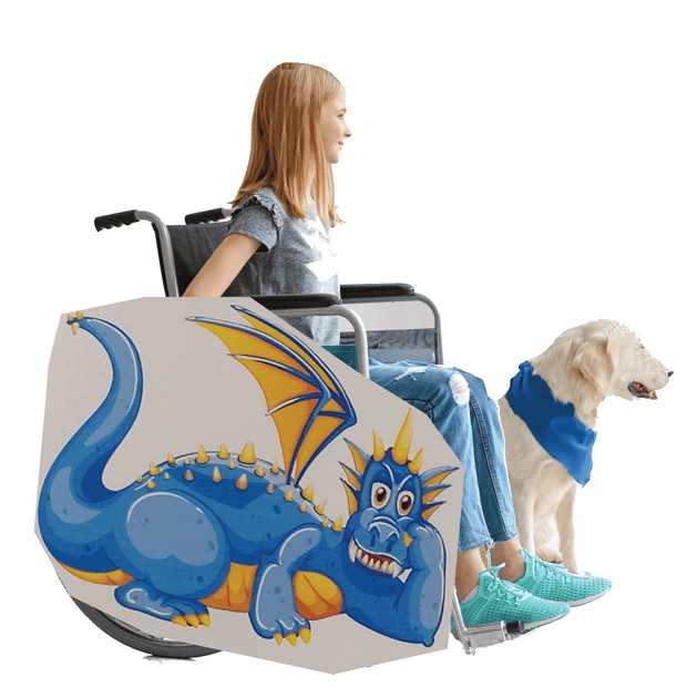 Blue Dragon Castle Wheelchair Costume Child's